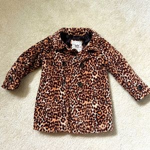 Baby Gap cheetah pea coat.